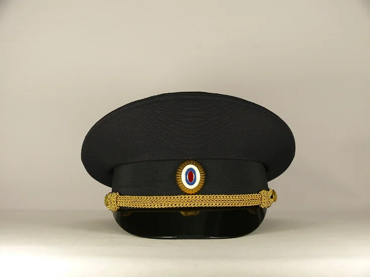 Фуражка Полиции нового образца, офисная, без футнитуры.